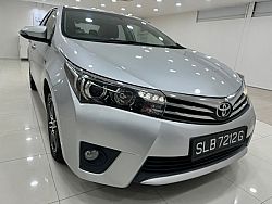 Toyota Corolla Altis 1.6L CVT Elegance LED Keyless 2016 Silver